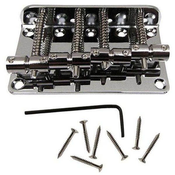 Bass Guitar Bridge 4 Corzi M-ST-0213 argintiu